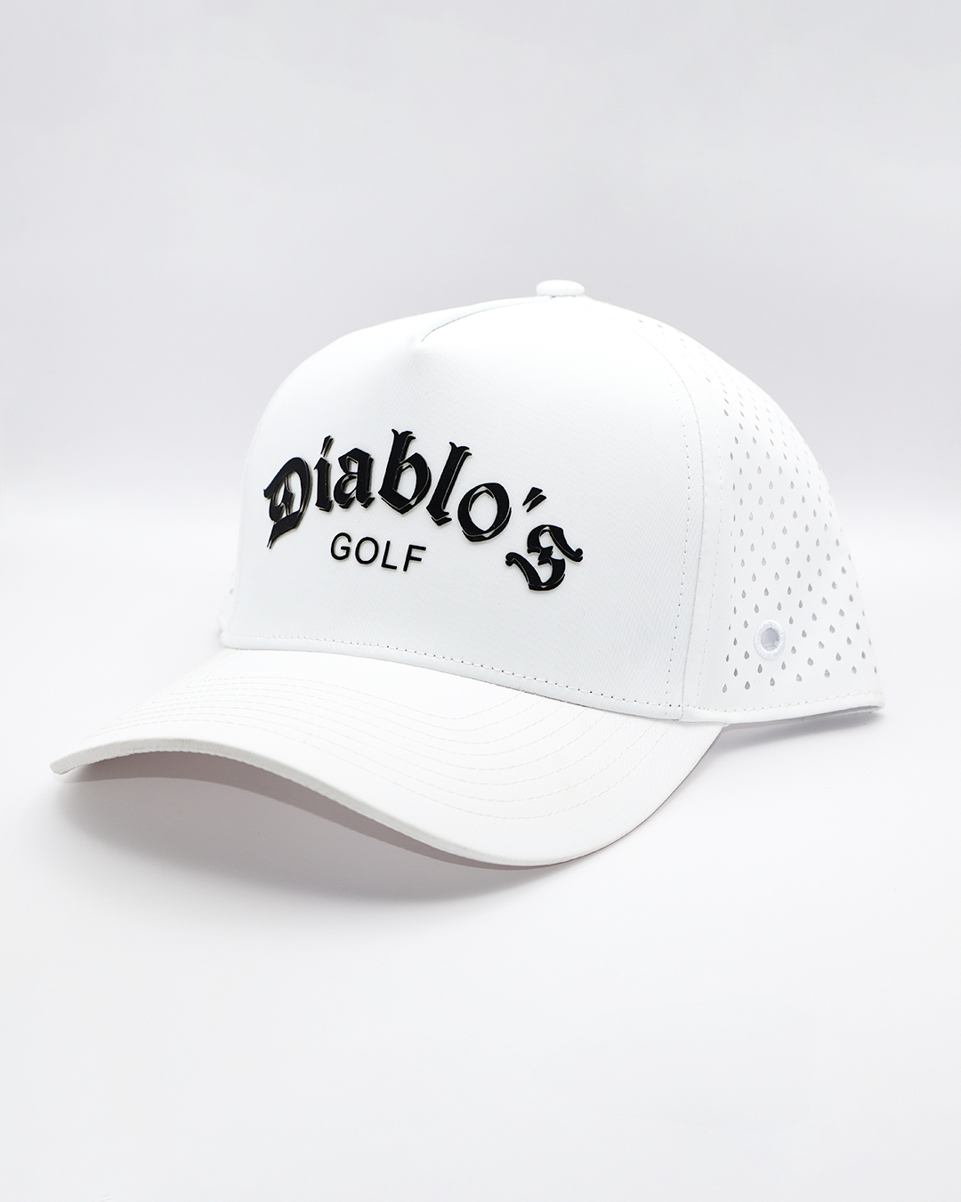 Diablo's Golf White Snapback Hat