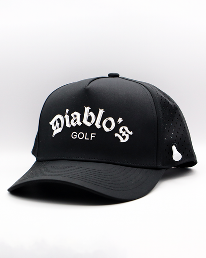 Diablo's Golf Black Snapback Hat
