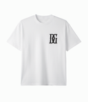 White Monogram Tee